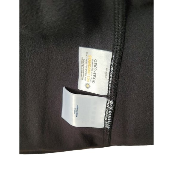 Lands' End Fleece Jacket Full Zip Black Woman's Medium 10/12 NWT JJ1976 - Picture 8 of 9